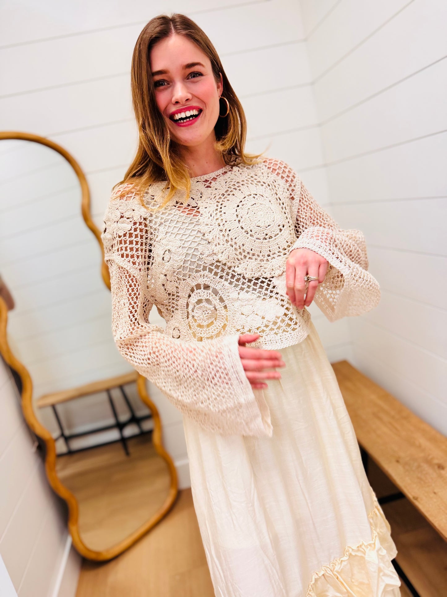 Crochet Boho Top