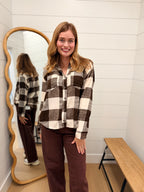 Button-down Long Sleeve Flannel Shirt