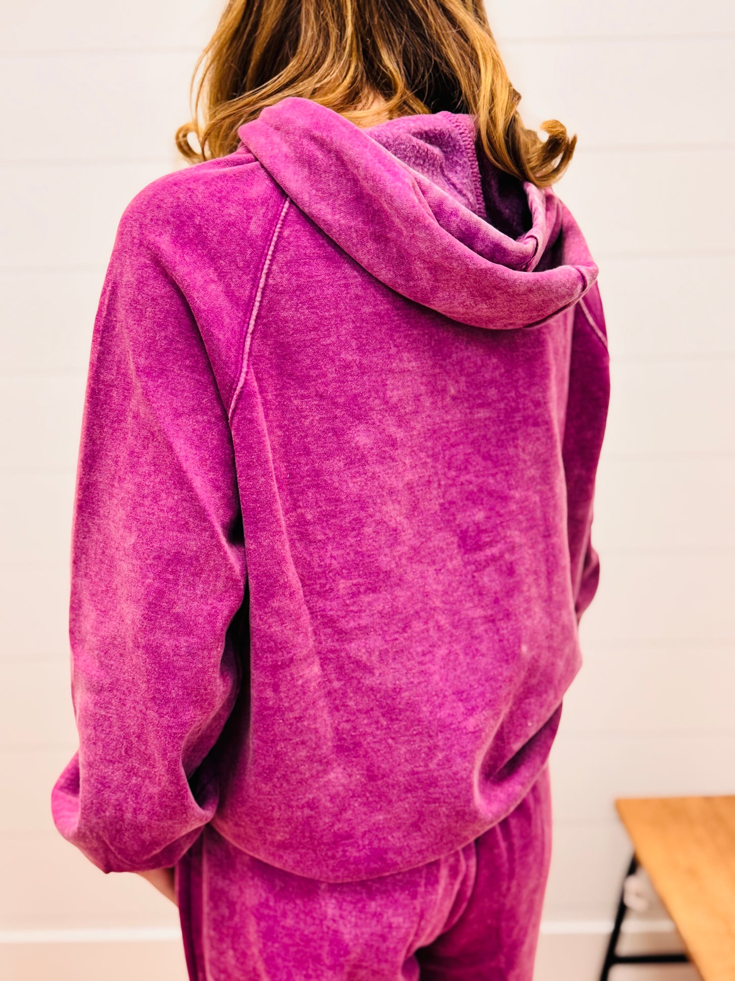 Vintage Wash Fleece Hoodie