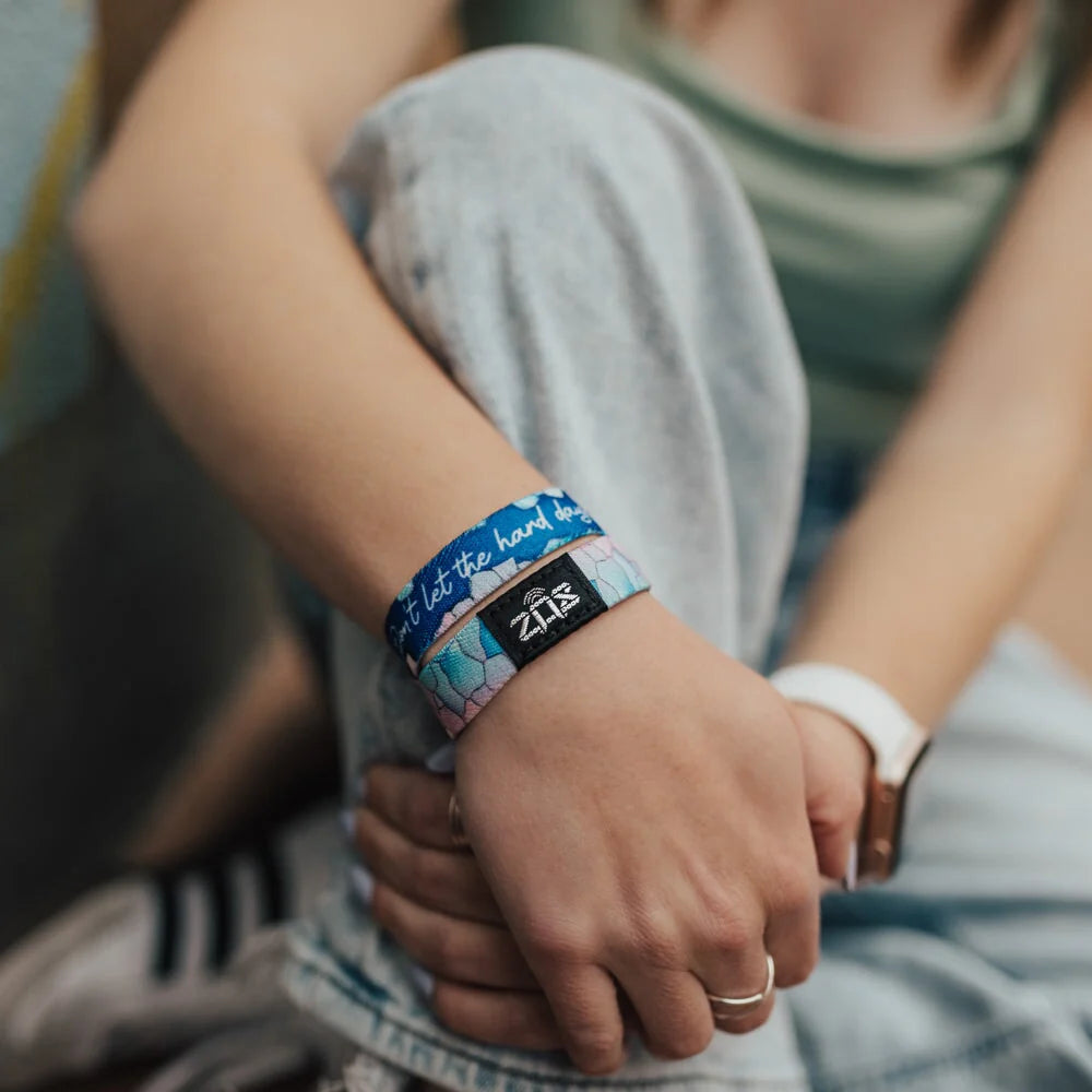 Don't Let the Hard Days Win - Interactive ZOX Bracelet Positive Affirmation