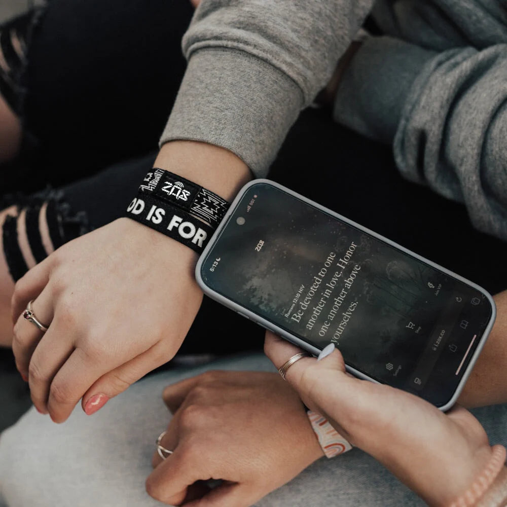 God is for Us - Interactive ZOX Bracelet Bible Verse
