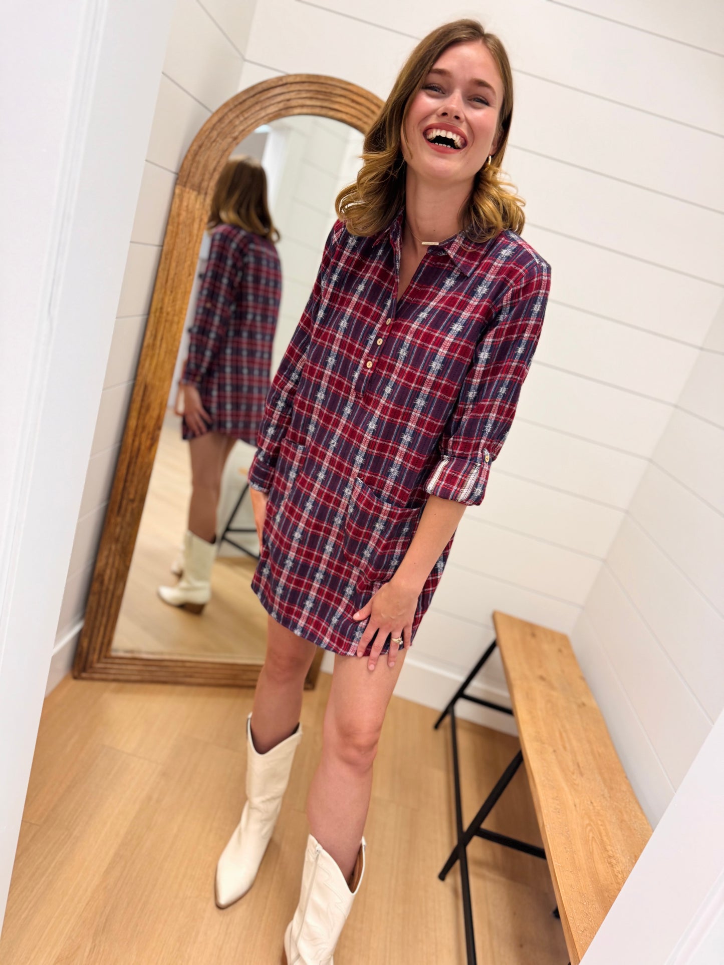 Plaid Dress