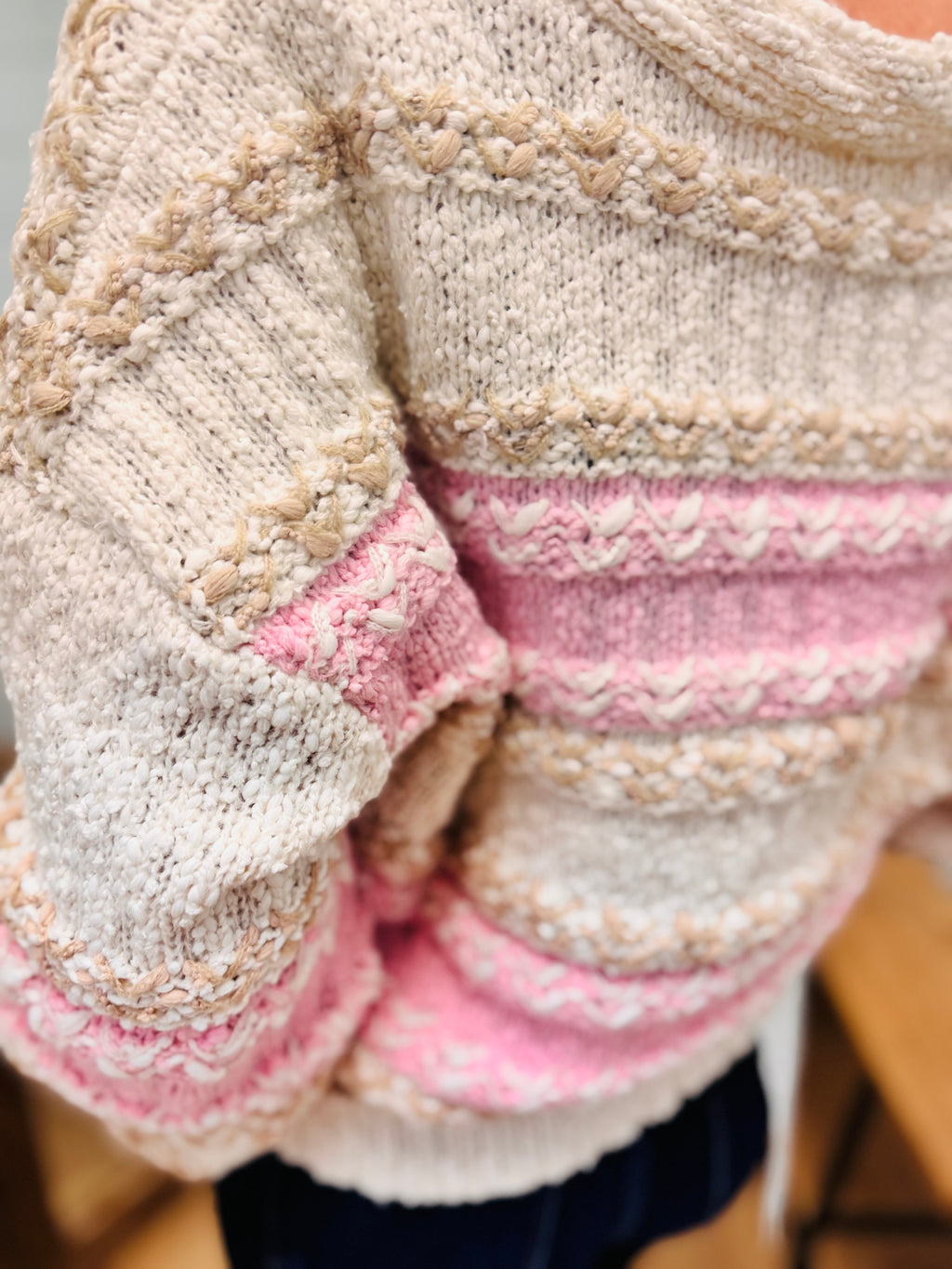 Multi Color Knit Cardigan