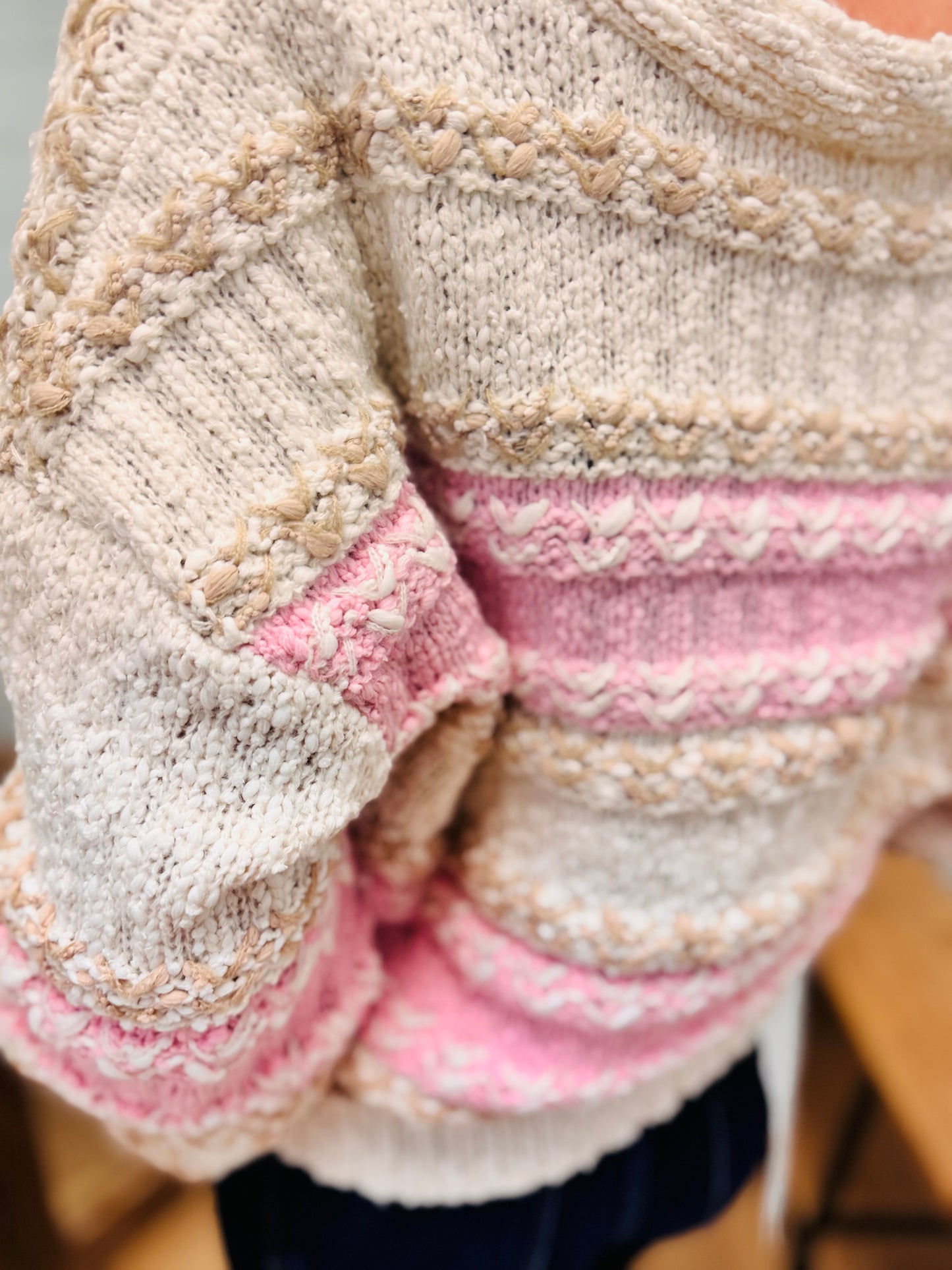 Multi Color Knit Cardigan