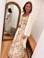 Long Satin Duster Cardi