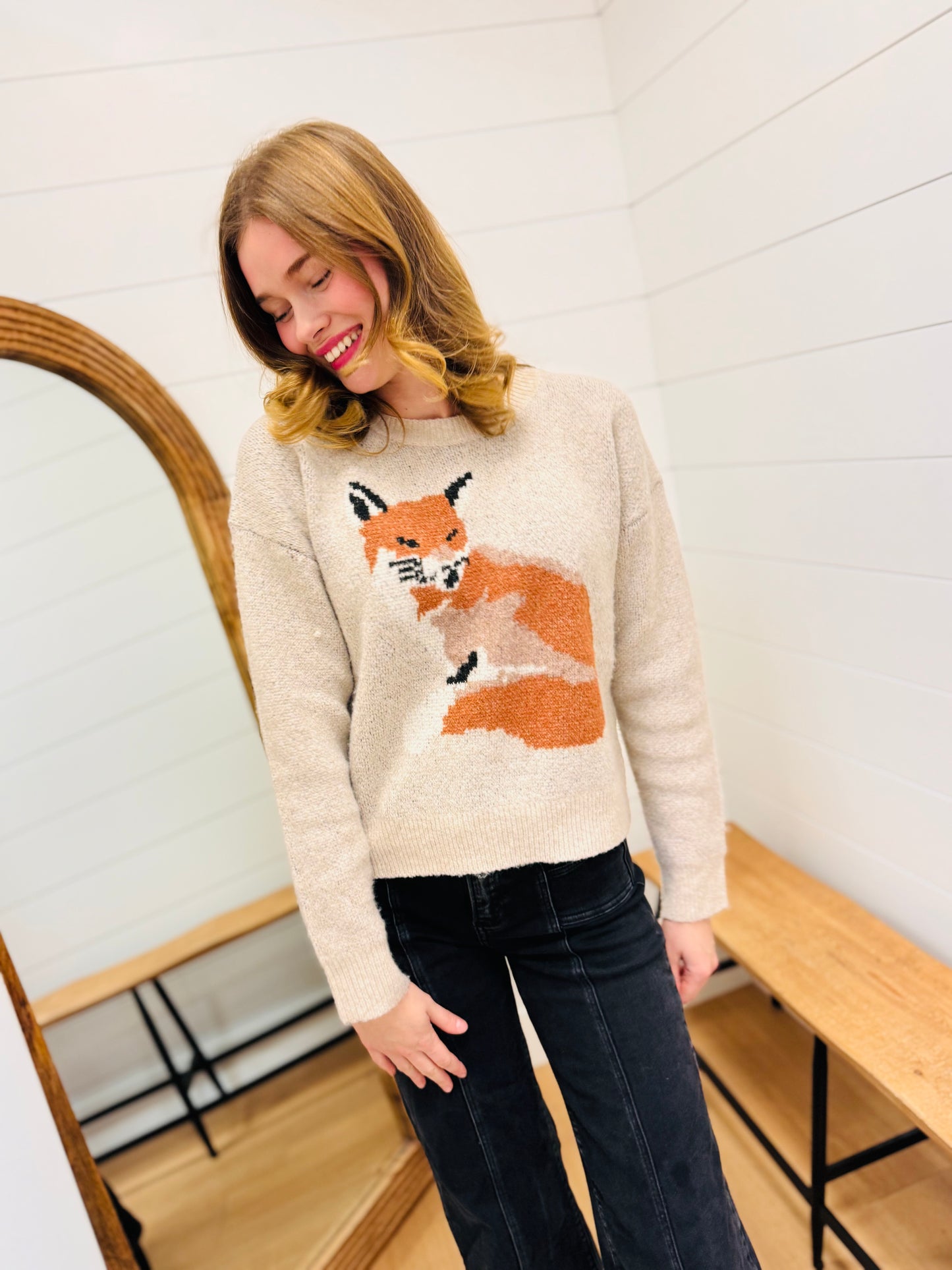Foxy Knit Sweater