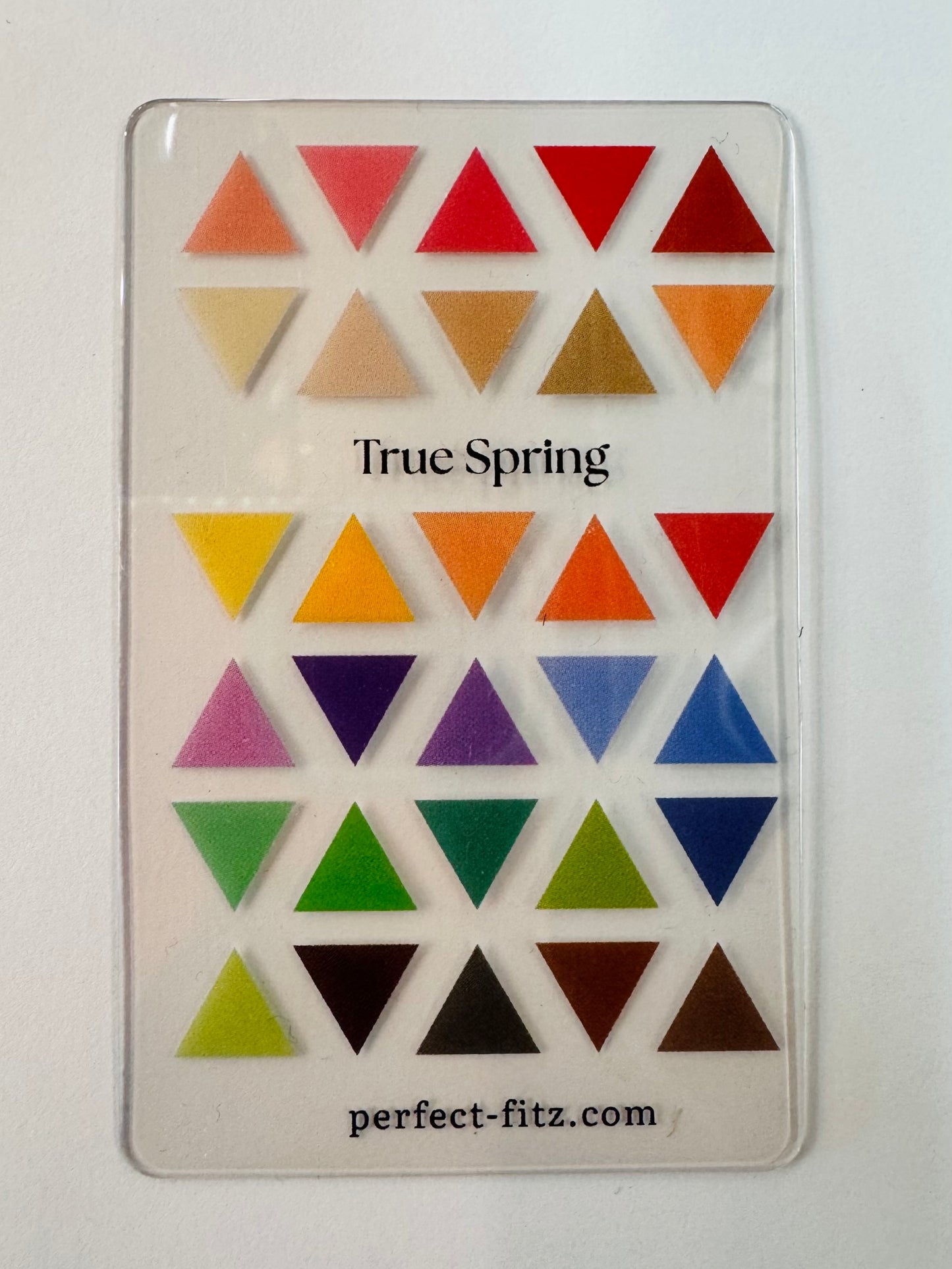 Color Season Clear Card