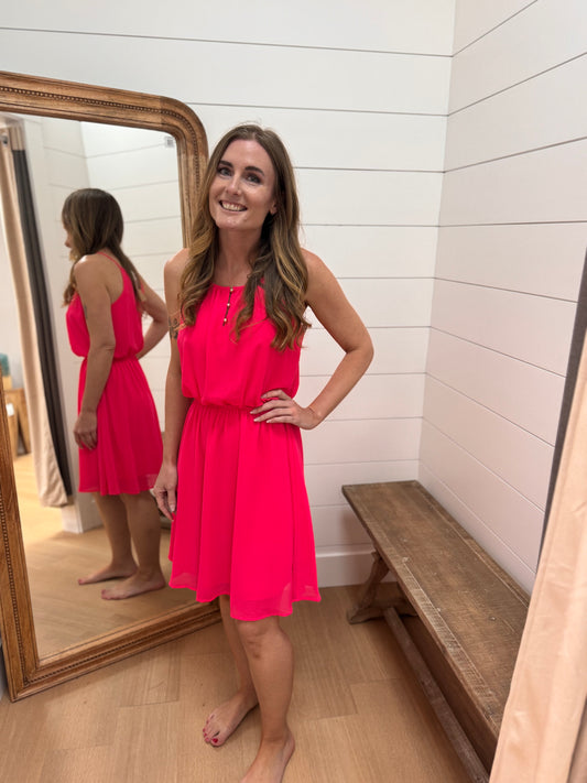 Hot Pink Dress