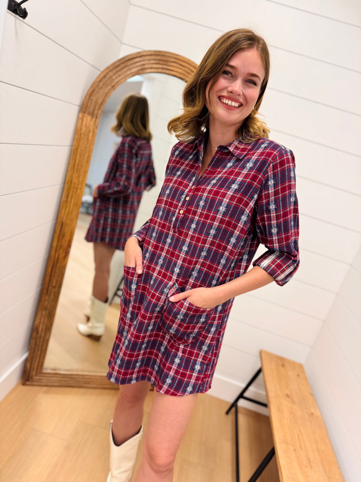 Plaid Dress