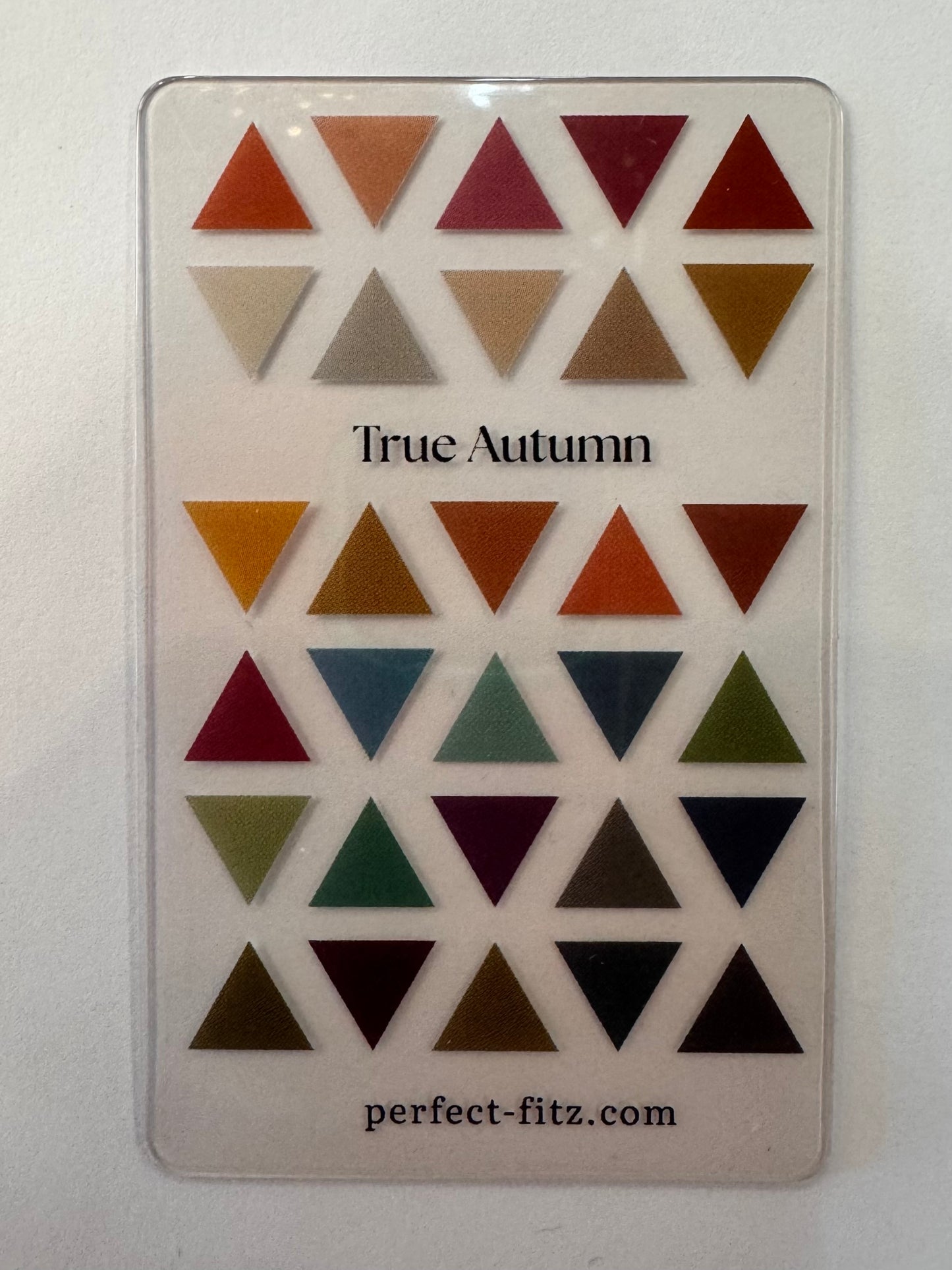 Color Season Clear Card