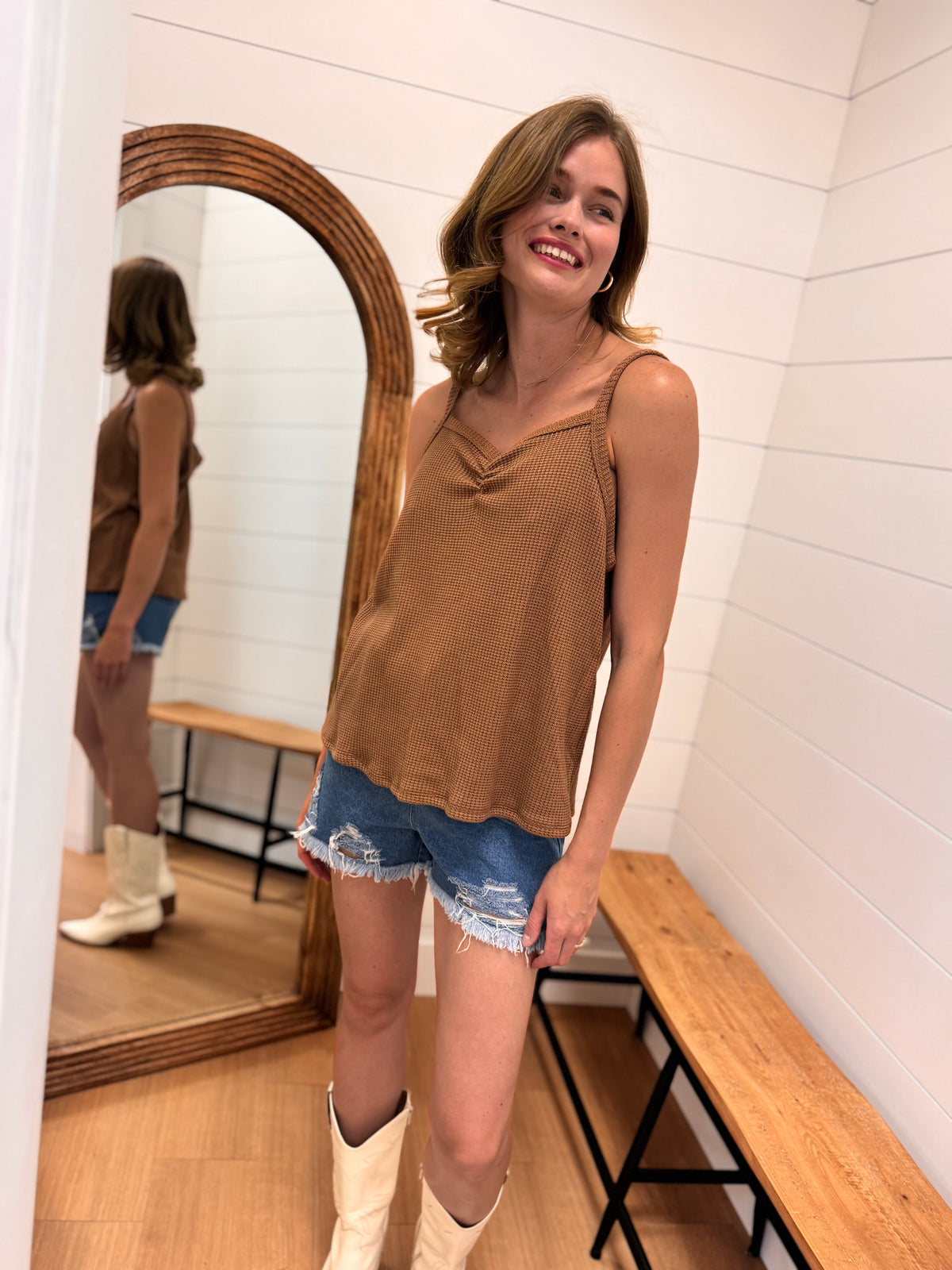 Waffle Knit Tank