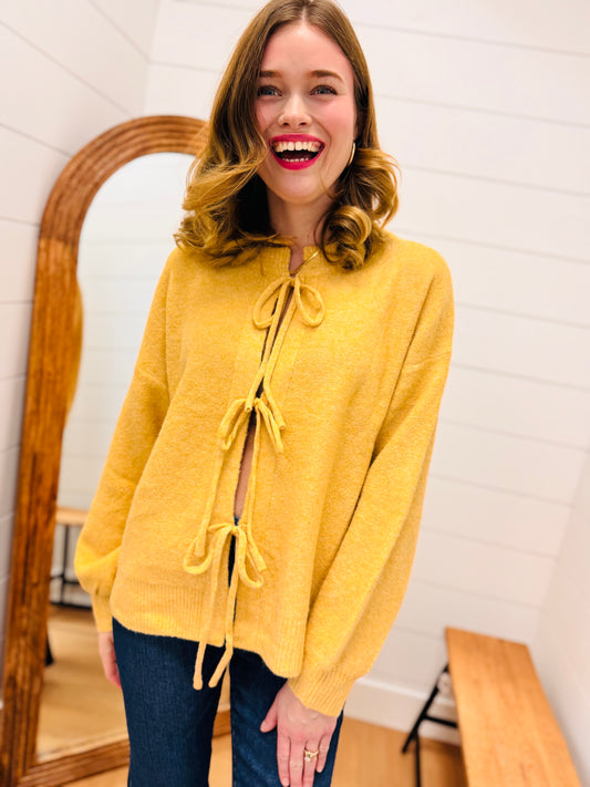 Tie Front Cardigan