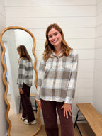 Flannel Button Down Top