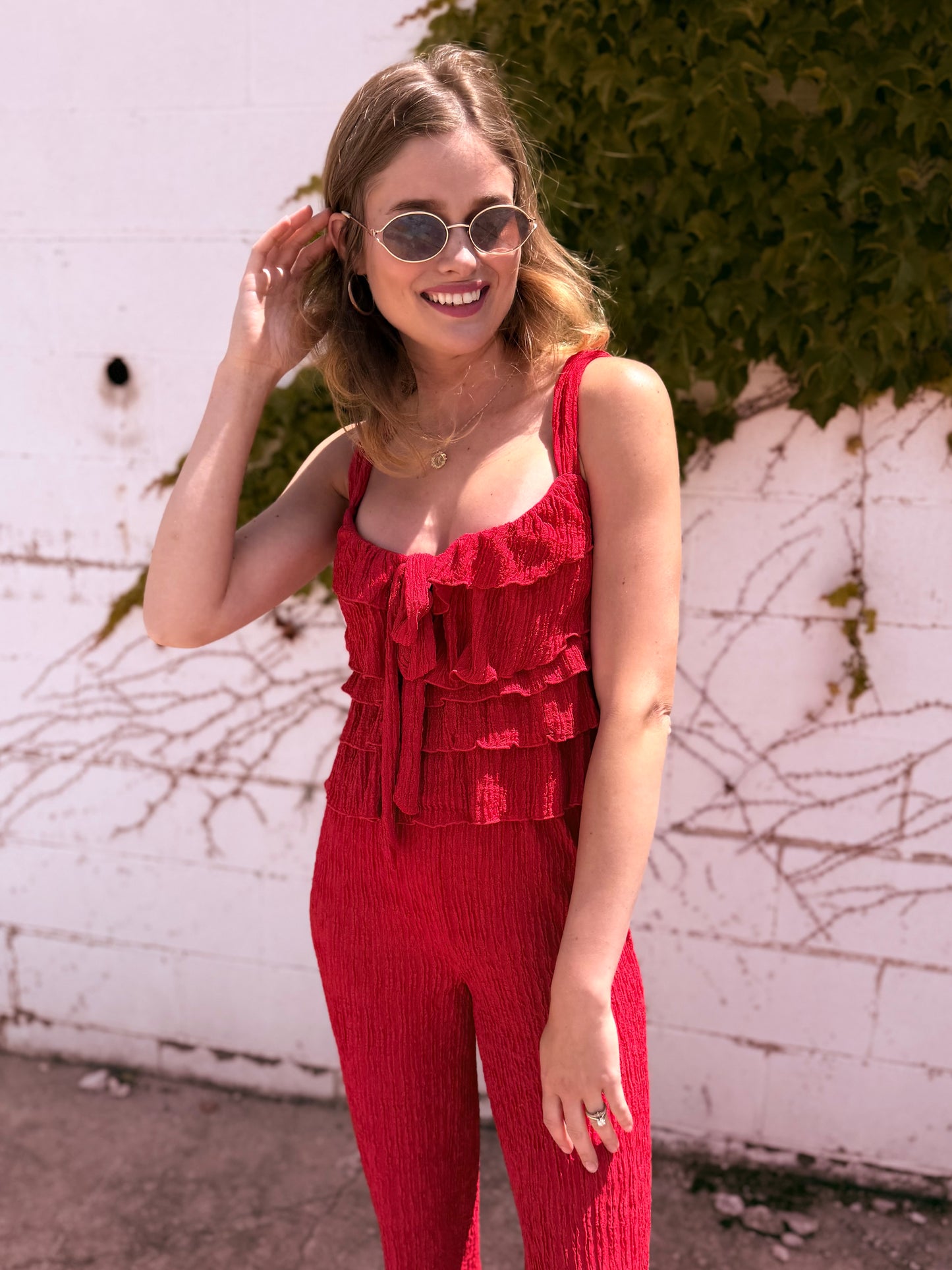 Tiered Ruffle Top