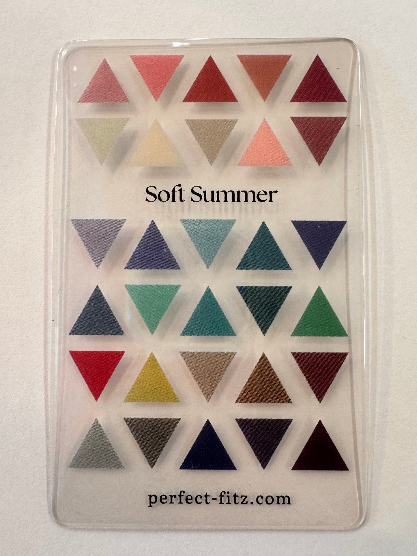 Color Season Clear Card