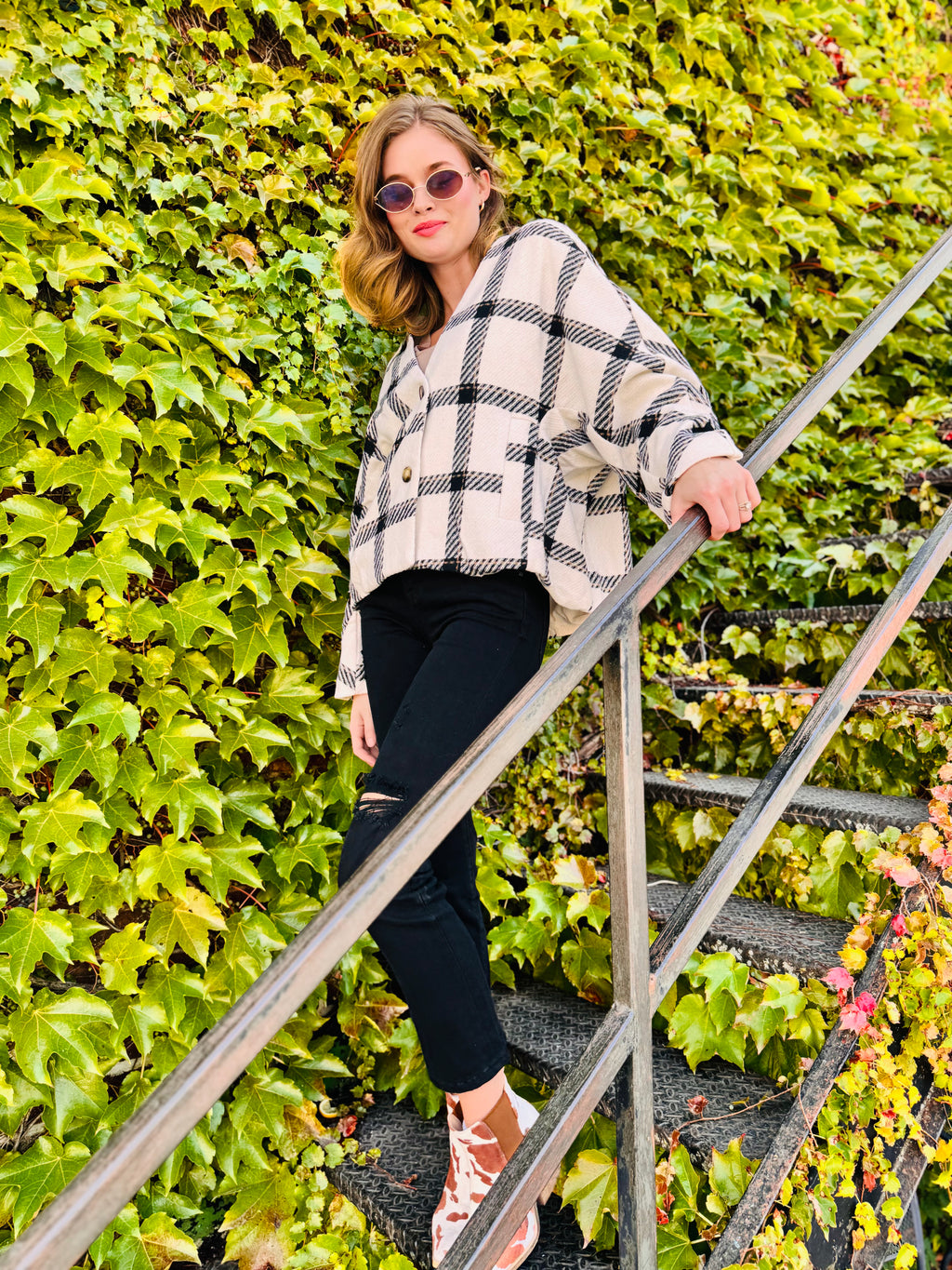Oversized Plaid Shacket