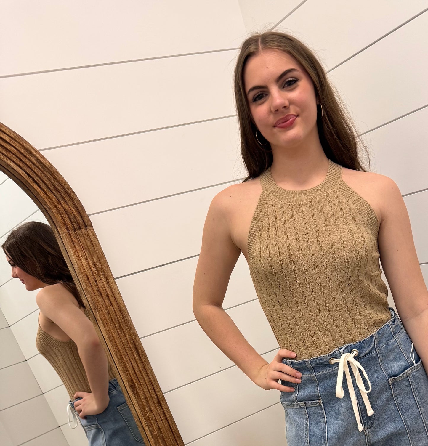 Crochet Knit Tank Top