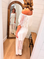 Lace Layered Maxi Dress