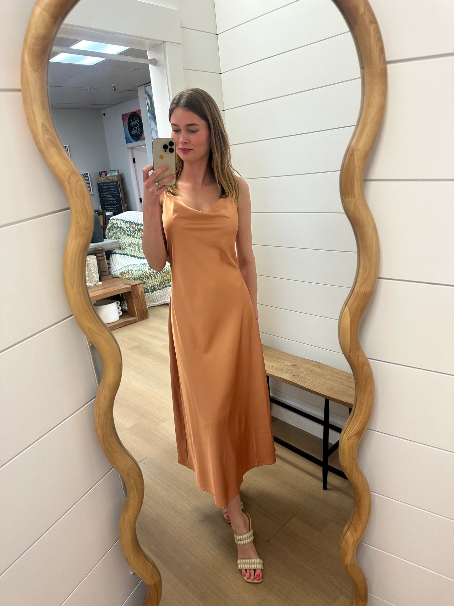 See Me in Satin Dress - Nude