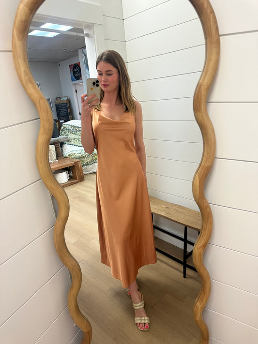 See Me in Satin Dress - Nude