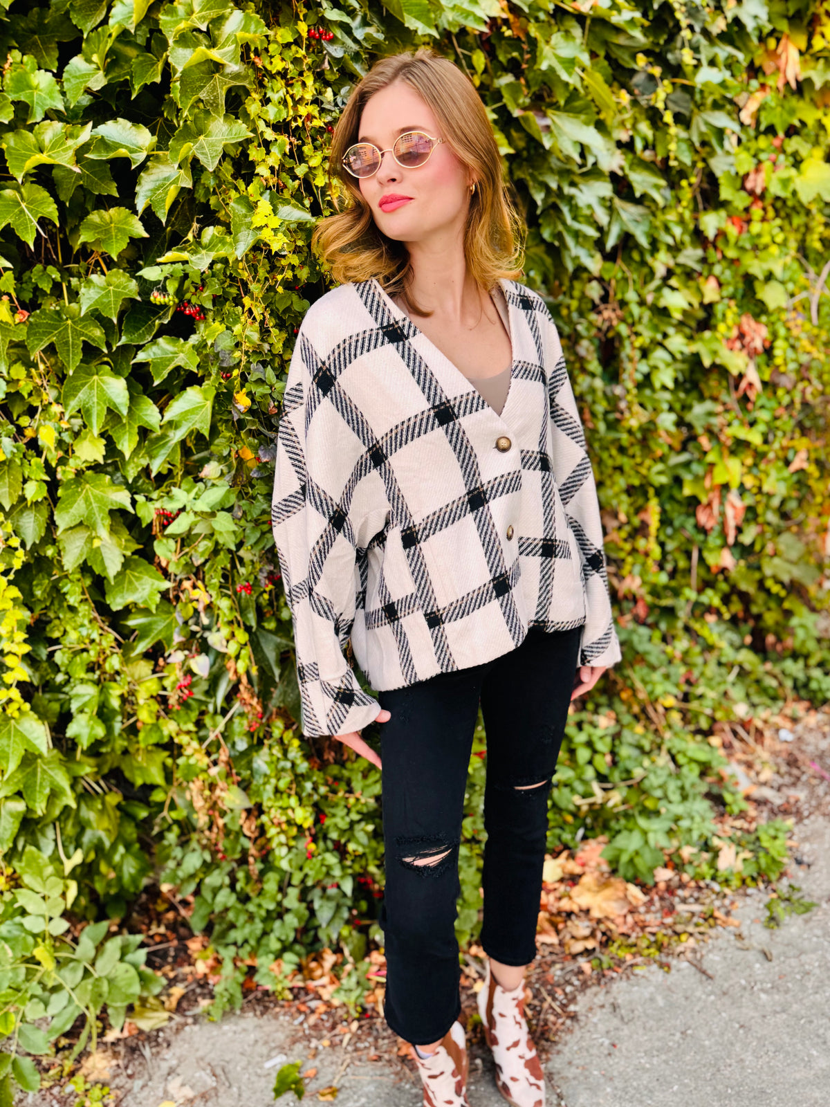 Oversized Plaid Shacket