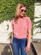 Chic Short Sleeved Sweater