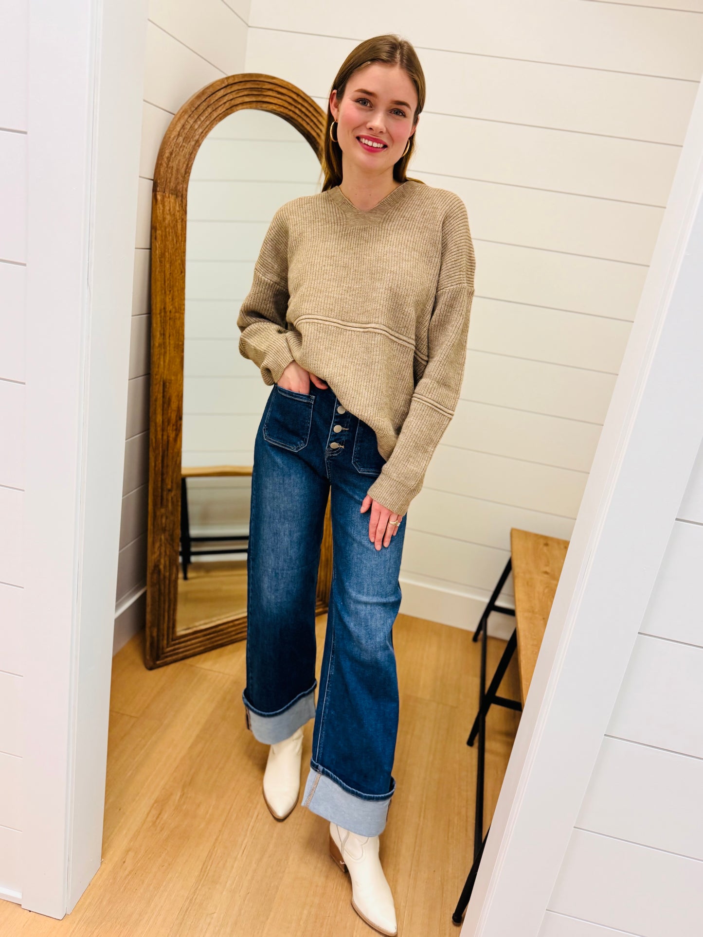 Cozy Sweater Hoodie Top