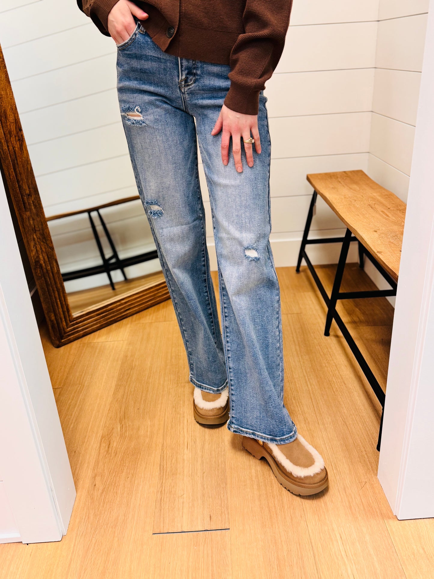 High Rise Wide Leg Vintage - RISEN