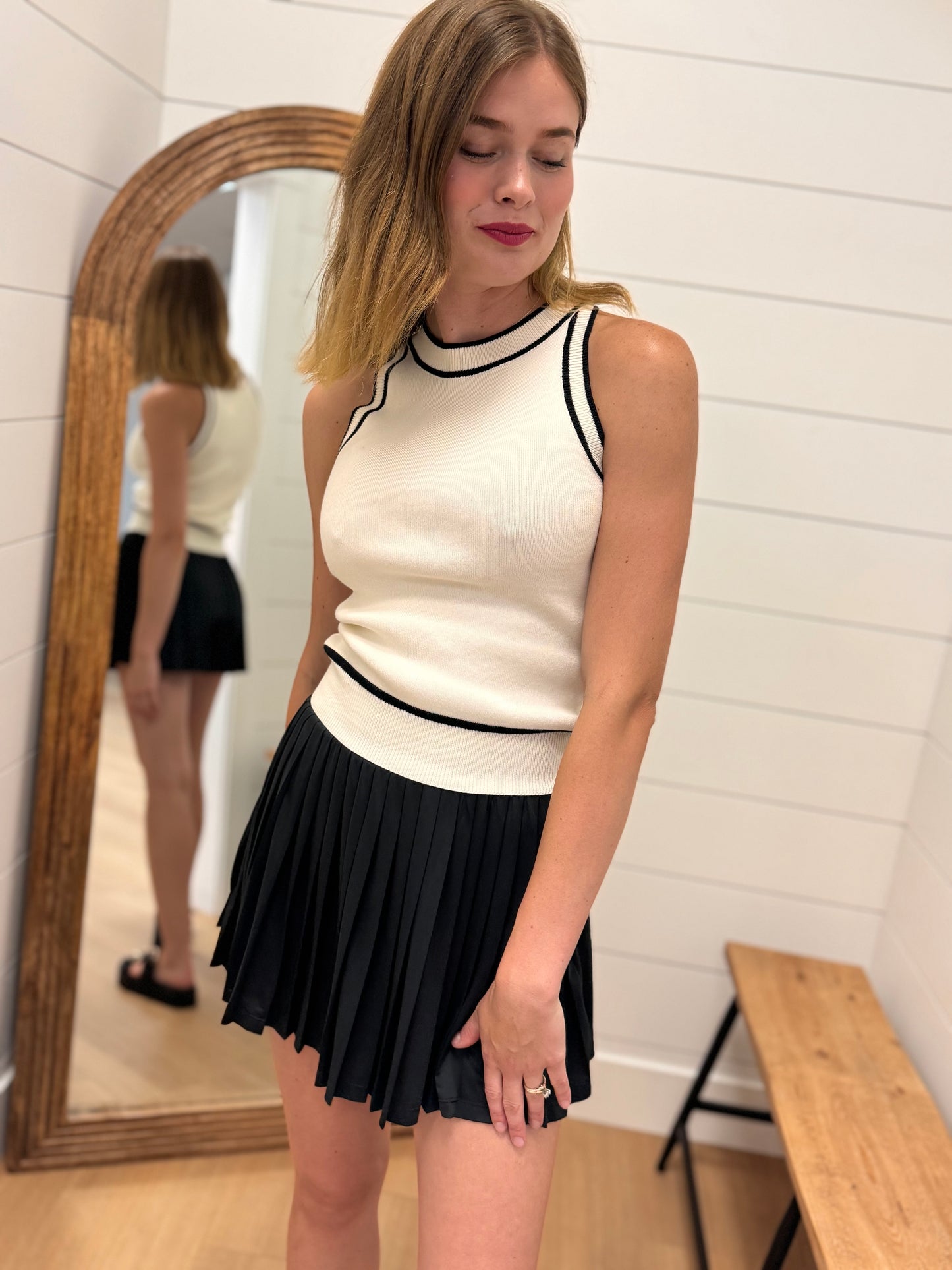 Ivory Sweater Tank