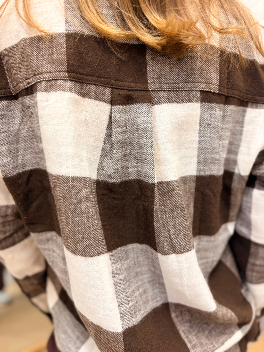 Button-down Long Sleeve Flannel Shirt