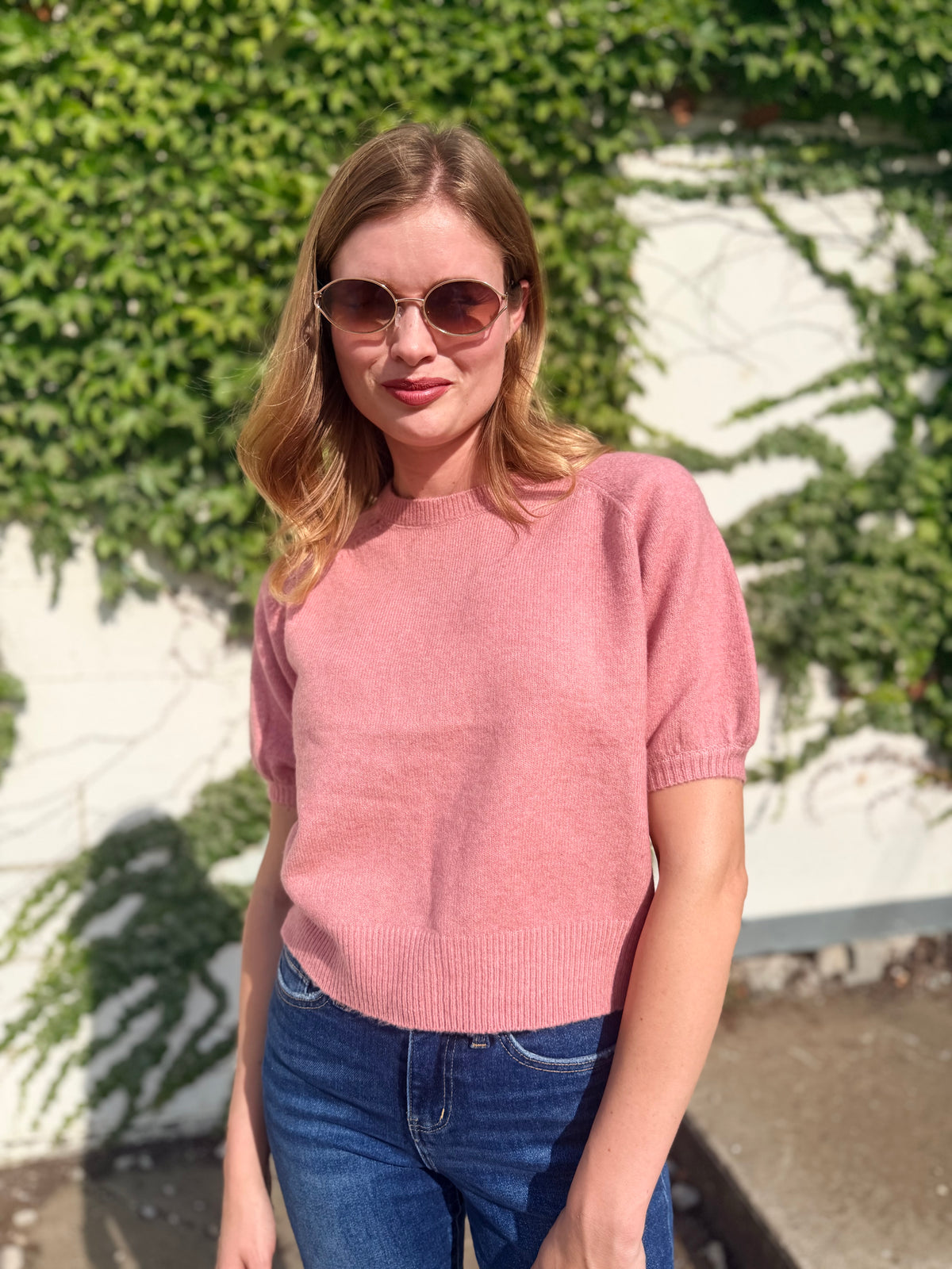 Chic Short Sleeved Sweater