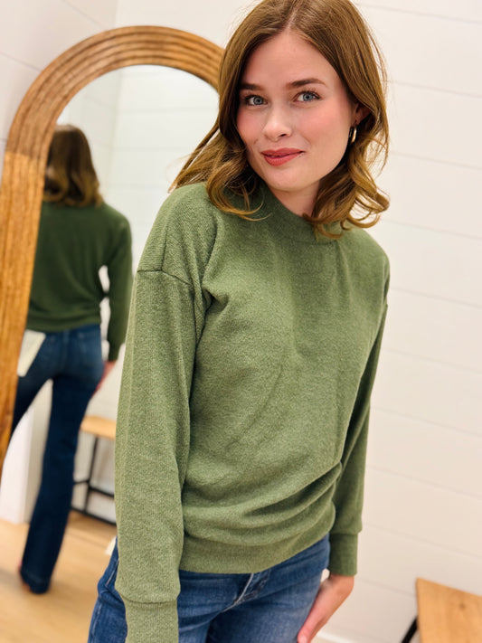 Olive Pullover Sweater
