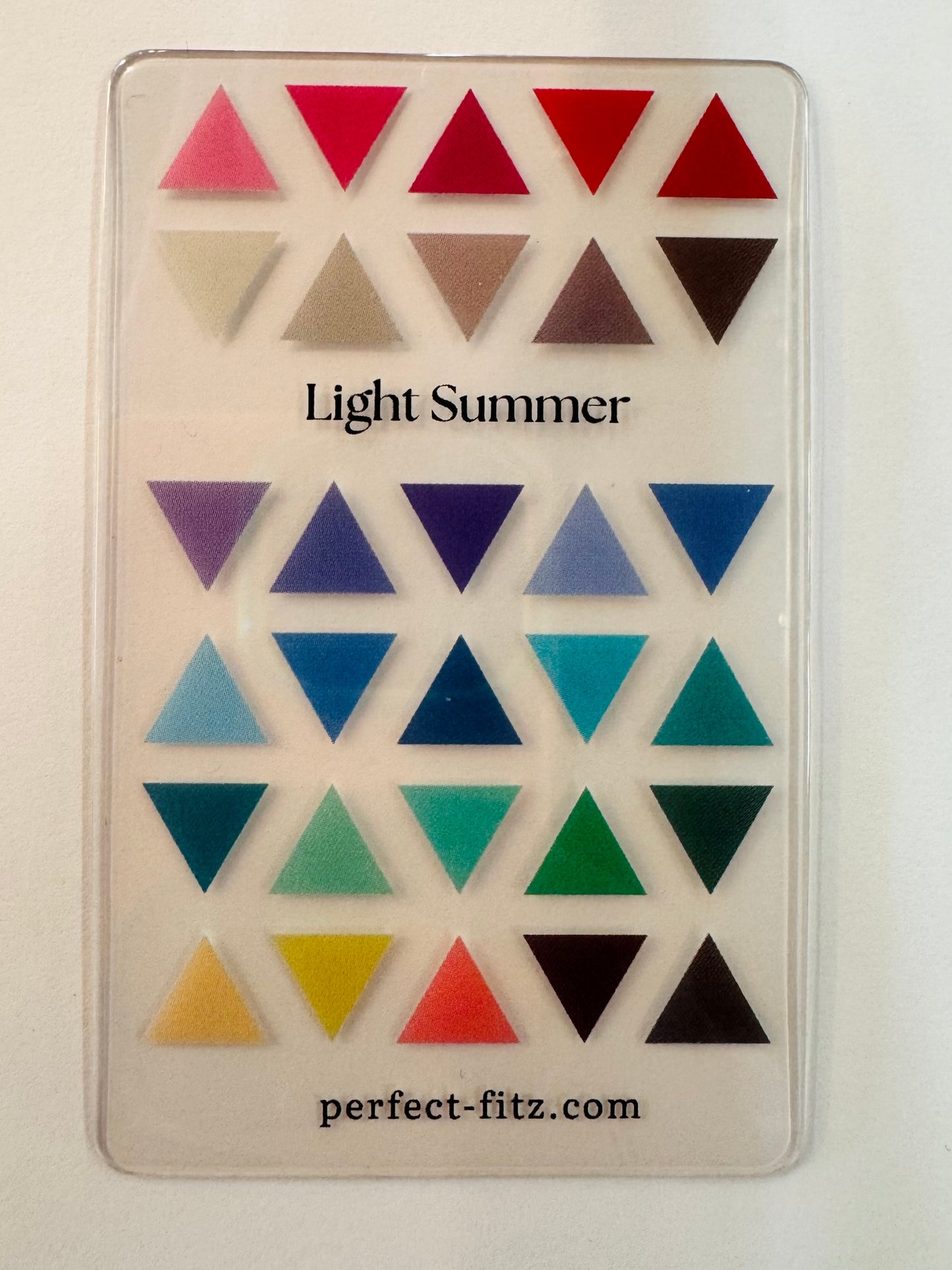 Color Season Clear Card