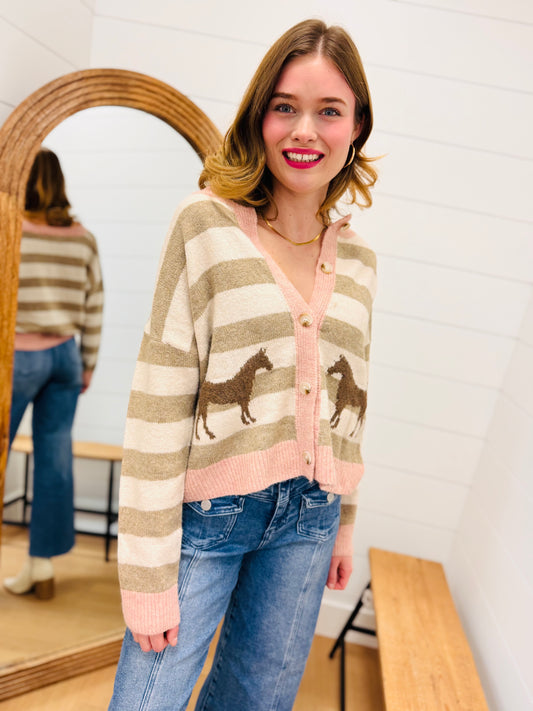 Horse Cardi