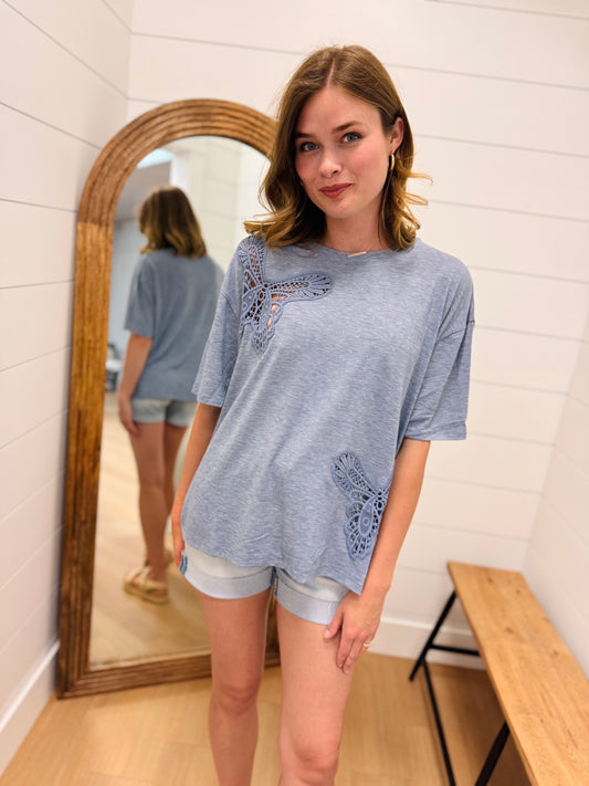 Crochet Butterfly Top