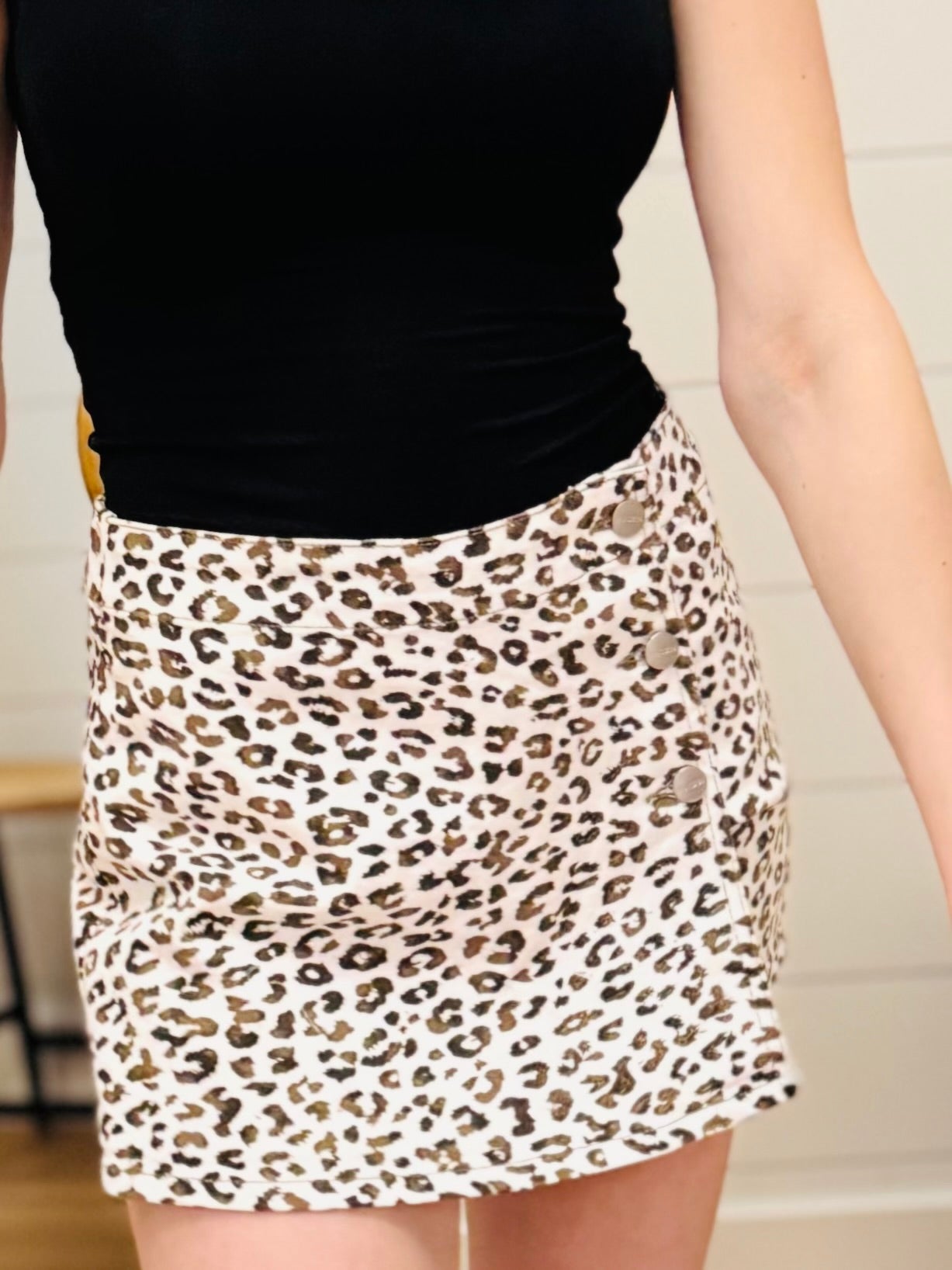 Animal Print Skort - RISEN