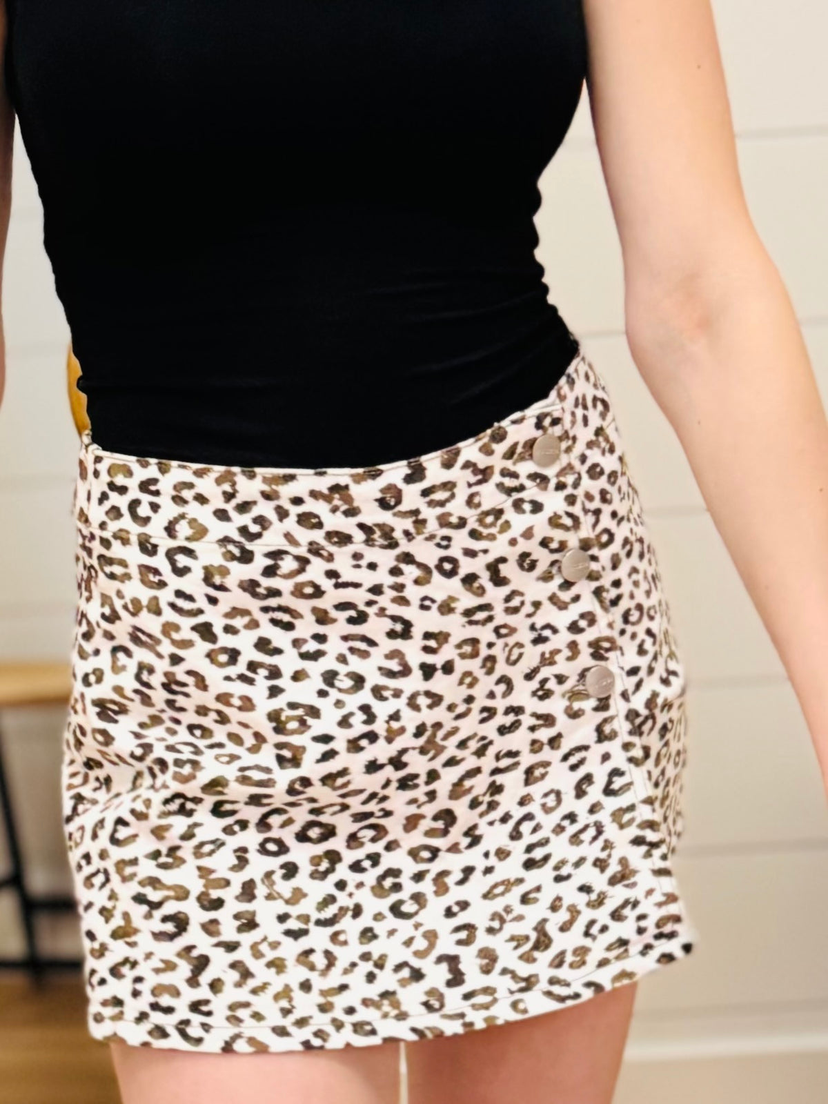 Animal Print Skort - RISEN