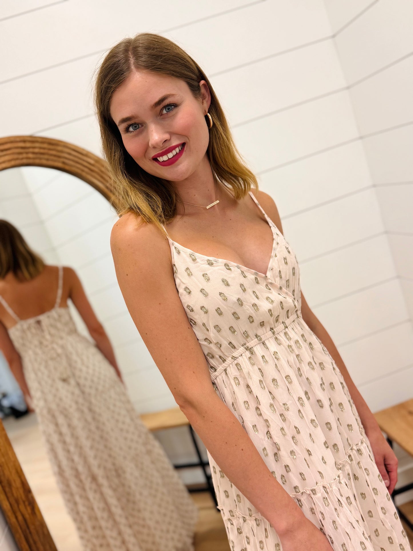 Polka Shine Maxi Dress