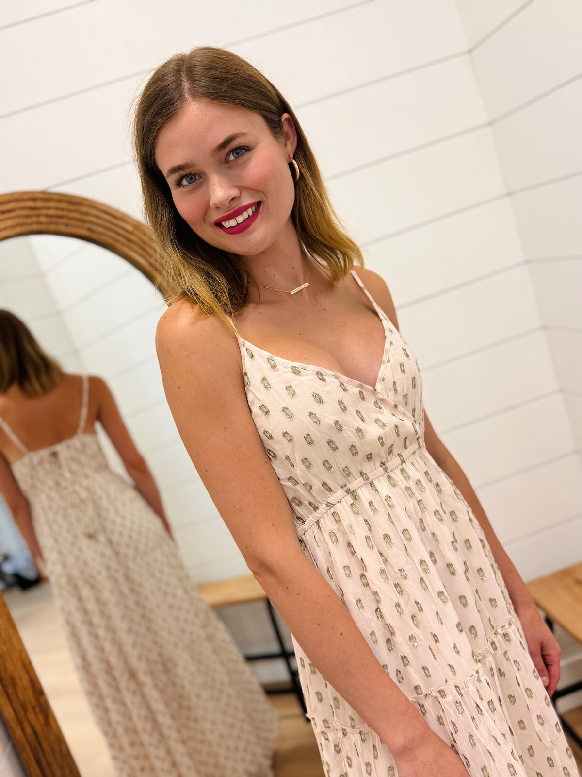 Polka Shine Maxi Dress