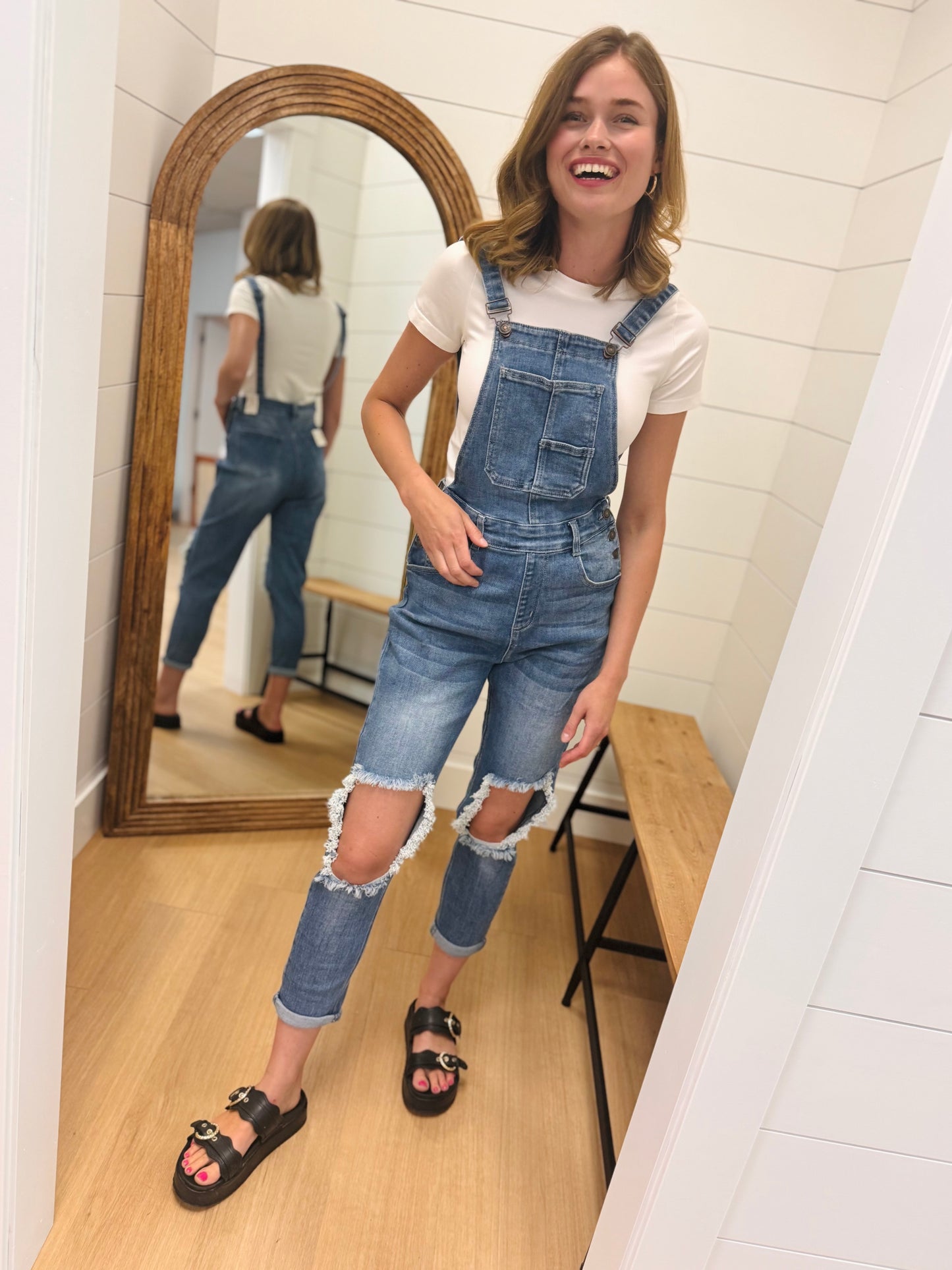 Denim Overalls