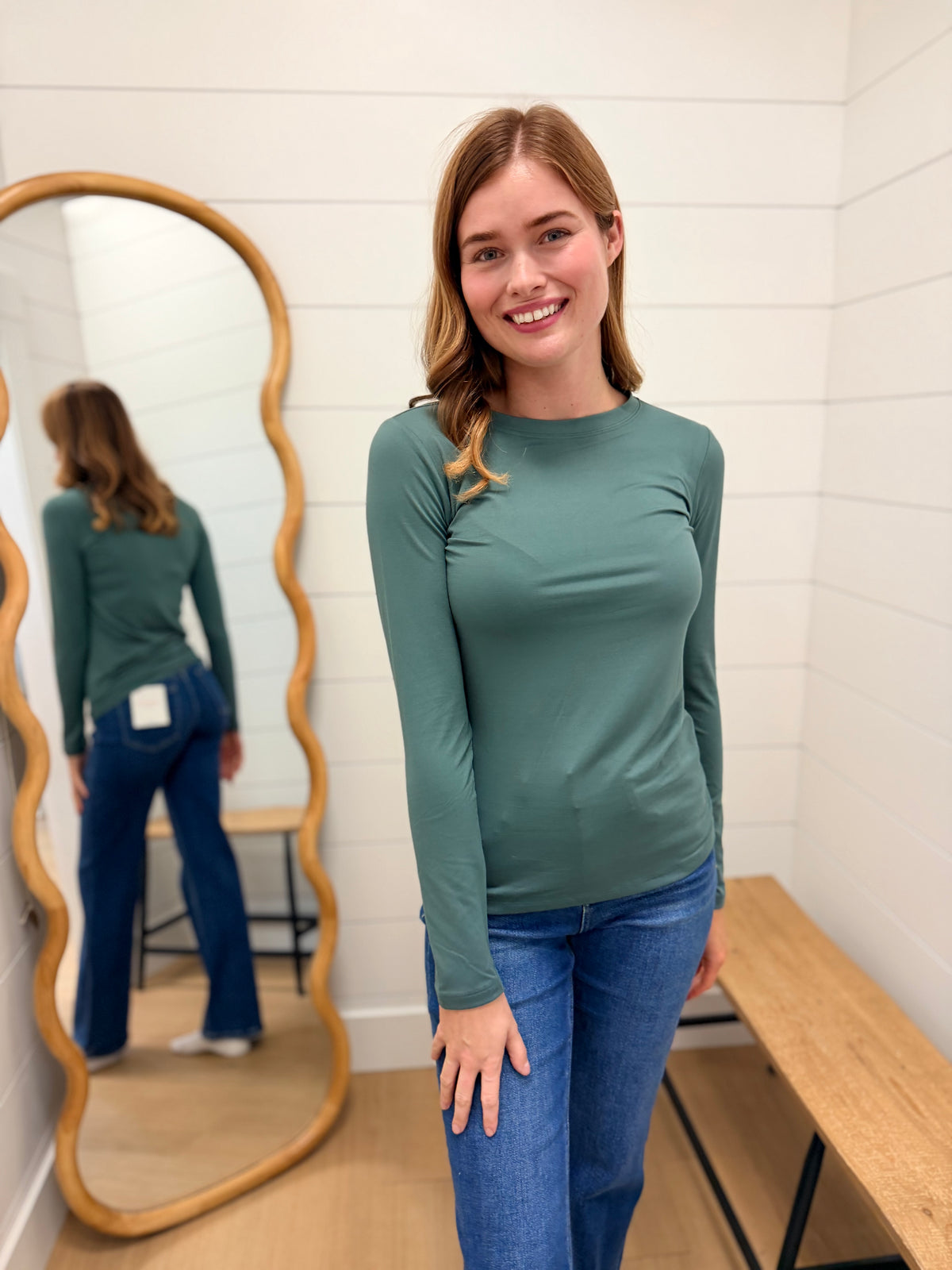 Long Sleeve Round Neck Tee