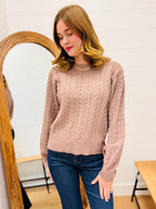 Soft Cable Knit Sweater