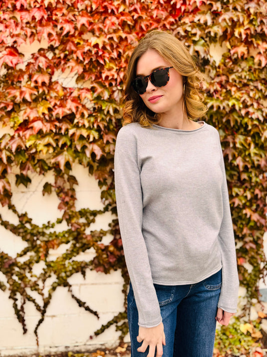 Round Neck Basic Sweater