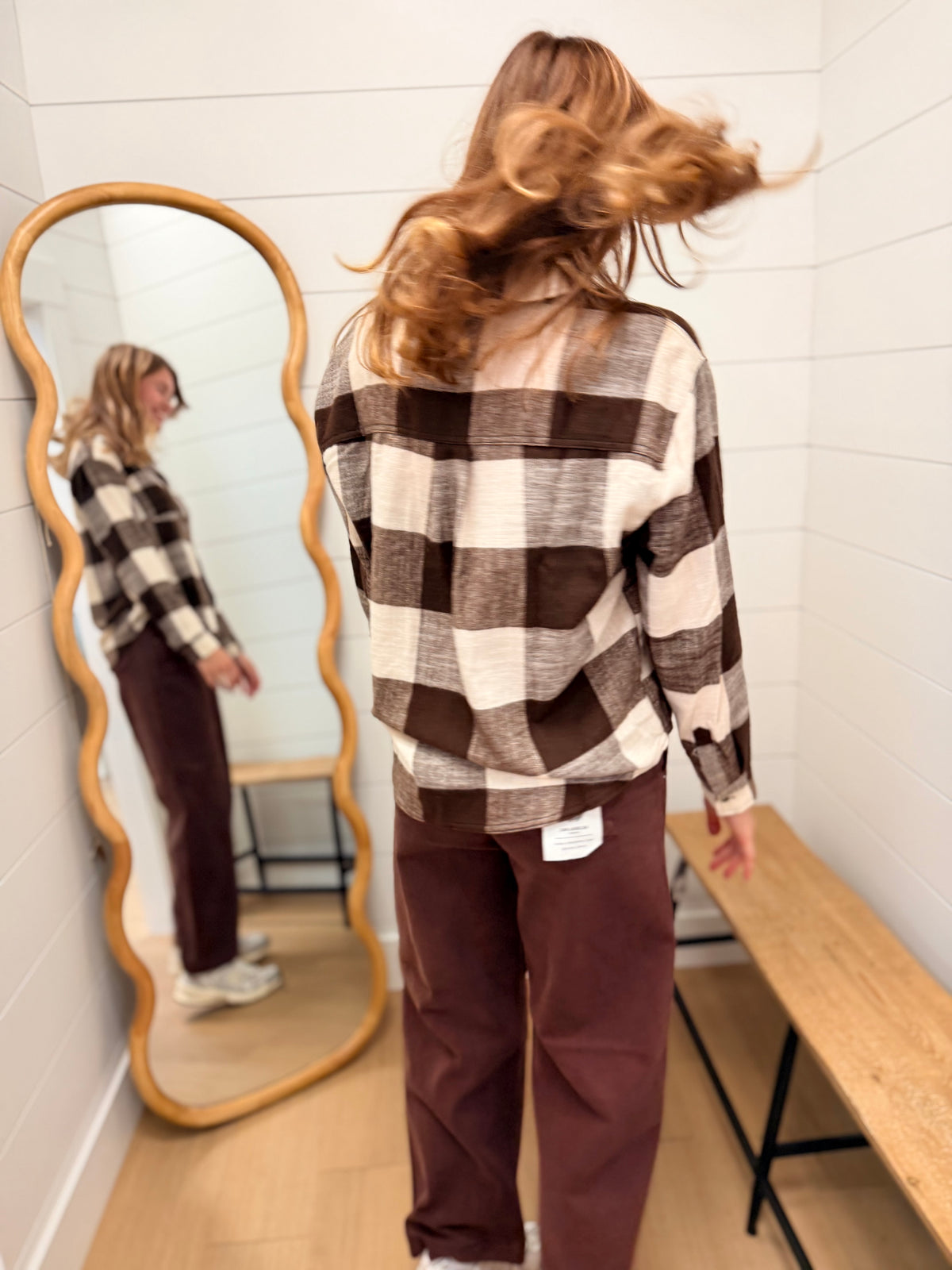 Button-down Long Sleeve Flannel Shirt