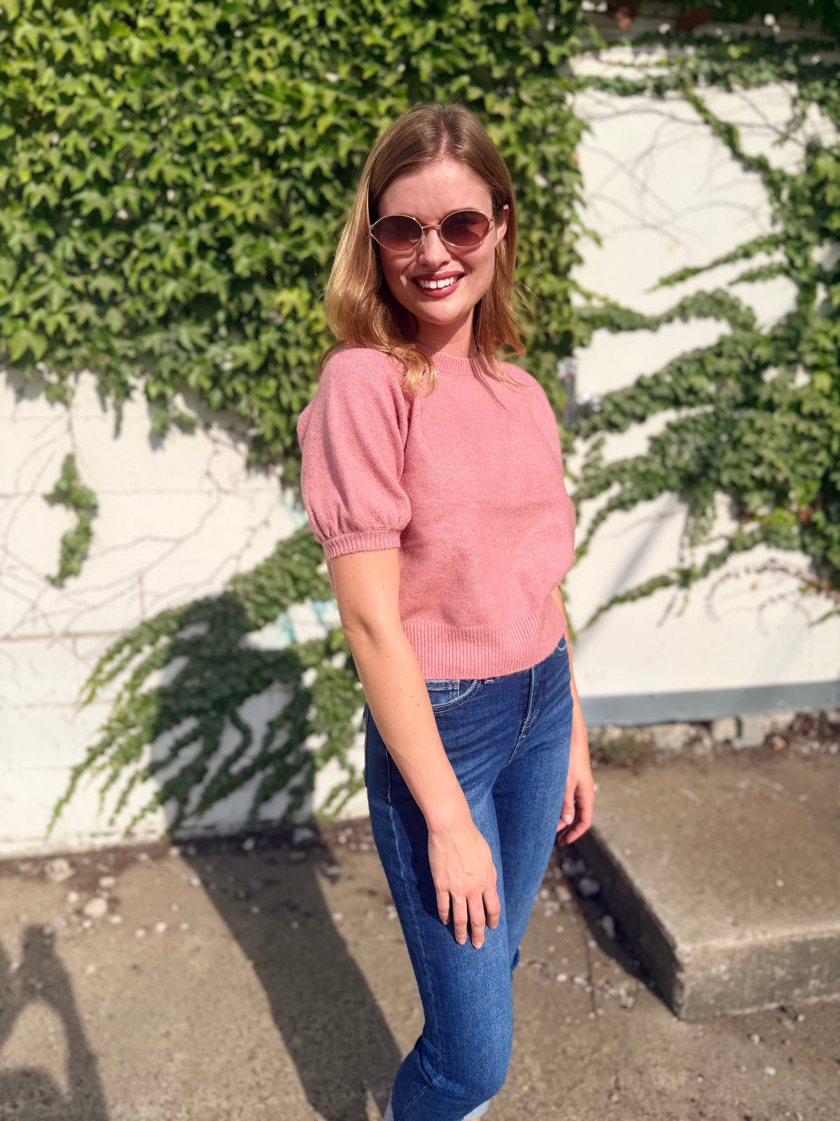 Chic Short Sleeved Sweater