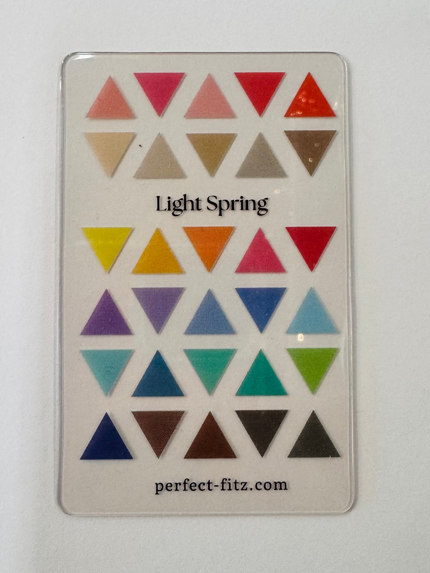 Color Season Clear Card