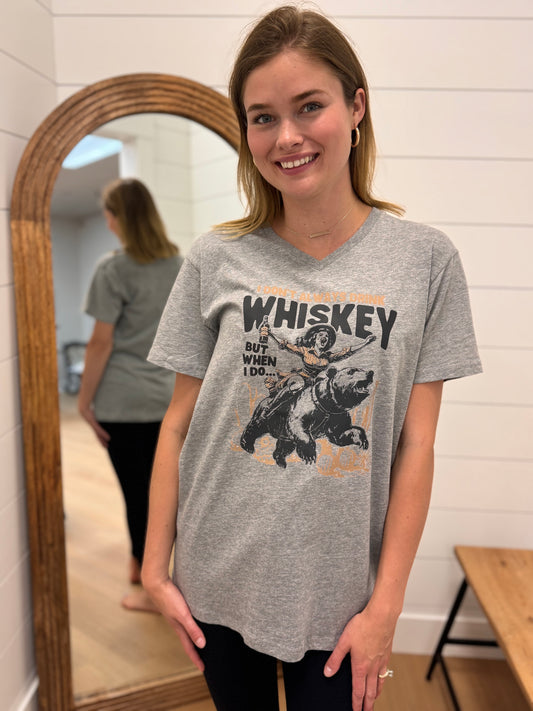 I Don't Always Drink Whiskey Graphic Tee