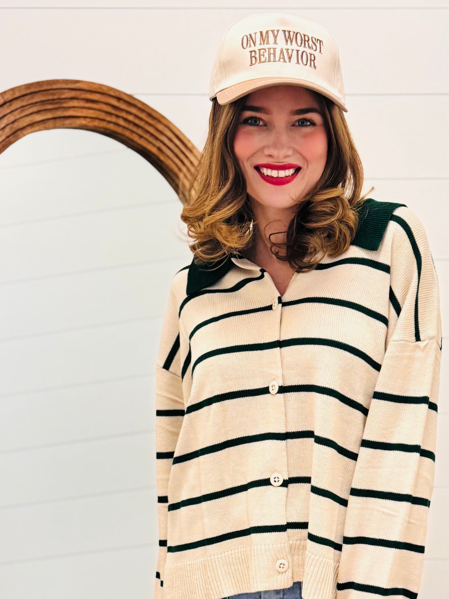 On My Worst Behavior Cap