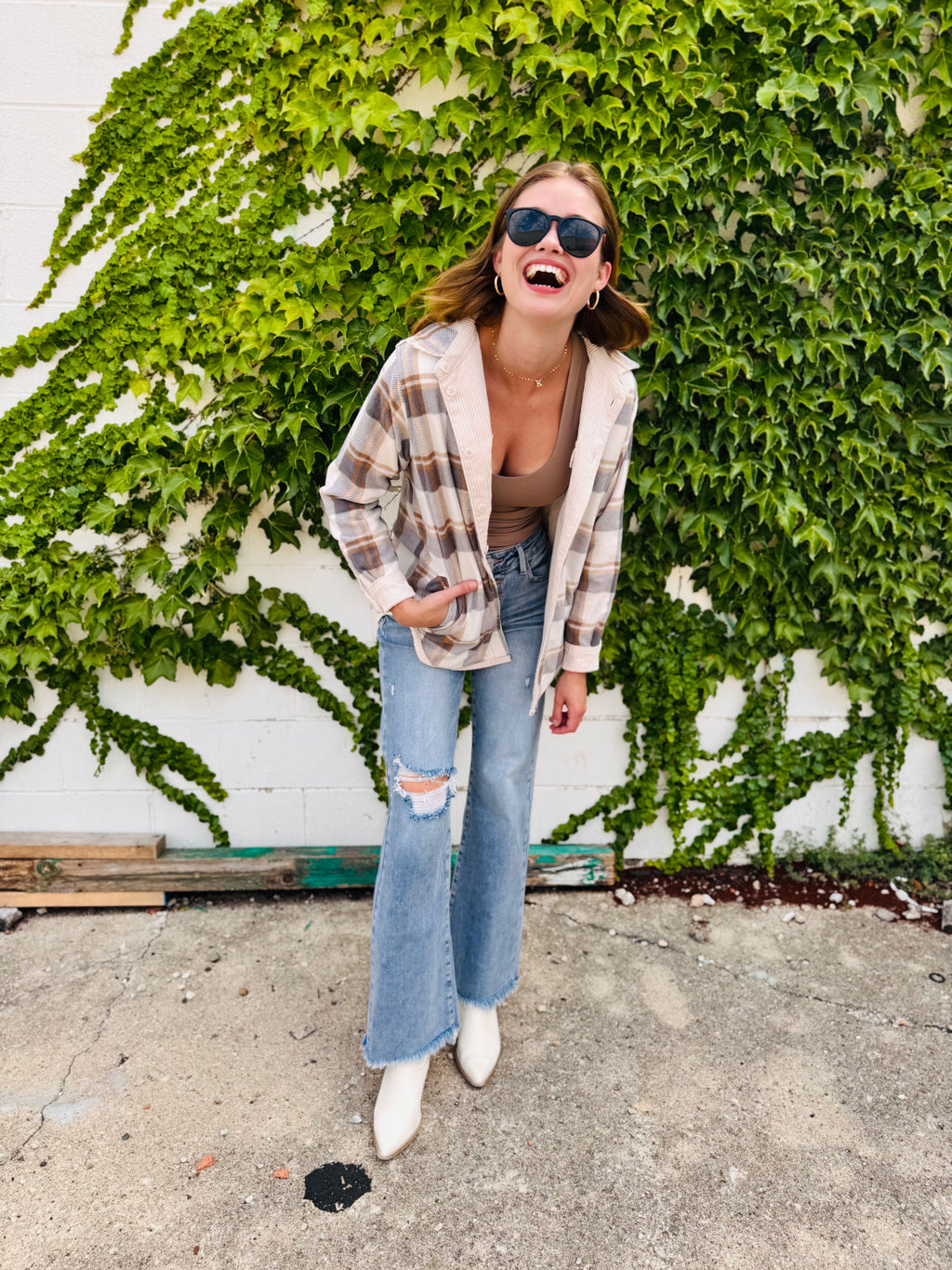 Corduroy Reversible Button Down Jacket