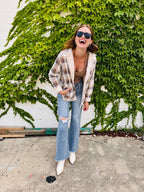 Corduroy Reversible Button Down Jacket